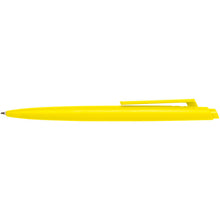 Load image into Gallery viewer, Ipe RCS recycled ballpoint pen (blue ink) — Yellow (front)