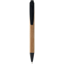 Load image into Gallery viewer, Borneo bamboo ballpoint pen (black ink) — Natural / Black