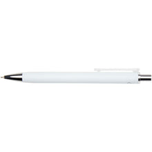 Load image into Gallery viewer, Feld RCS recycled ballpoint pen with metallic finish (black ink) — White (front)