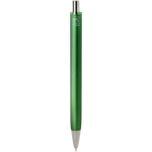 Load image into Gallery viewer, Feld RCS recycled ballpoint pen with metallic finish (black ink) — Green (back)