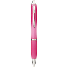 Load image into Gallery viewer, Nash ballpoint pen with coloured barrel and grip (black ink) — Pink