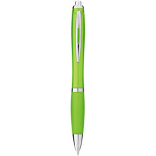 Load image into Gallery viewer, Nash ballpoint pen with coloured barrel and grip (black ink) — Lime