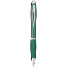 Load image into Gallery viewer, Nash ballpoint pen with coloured barrel and grip (black ink) — Green