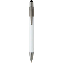 Load image into Gallery viewer, Rill RCS recycled ballpoint pen with stylus and fidget spinner (blue ink) — White