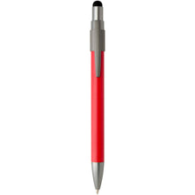 Load image into Gallery viewer, Rill RCS recycled ballpoint pen with stylus and fidget spinner (blue ink) — Red