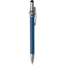 Load image into Gallery viewer, Rill RCS recycled ballpoint pen with stylus and fidget spinner (blue ink) — Ocean blue (detail 2)