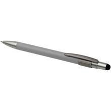 Load image into Gallery viewer, Rill RCS recycled ballpoint pen with stylus and fidget spinner (blue ink) — Grey (detail)