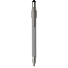 Load image into Gallery viewer, Rill RCS recycled ballpoint pen with stylus and fidget spinner (blue ink) — Grey