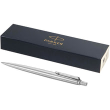 Load image into Gallery viewer, Parker Jotter ballpoint pen (blue ink) — Steel
