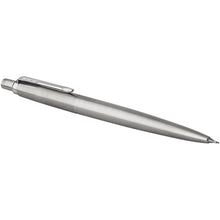 Load image into Gallery viewer, Parker Jotter mechanical pencil with built-in eraser (black ink) — Steel (detail)