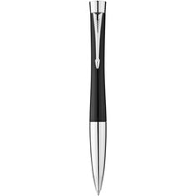 Load image into Gallery viewer, Parker Urban ballpoint pen (blue ink) — Black / Silver (front)