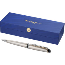Load image into Gallery viewer, Waterman Expert ballpoint pen (blue ink) — Steel / Gold