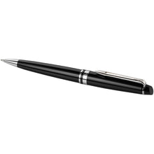 Load image into Gallery viewer, Waterman Expert ballpoint pen (blue ink) — Black / Silver (detail)