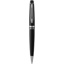 Load image into Gallery viewer, Waterman Expert ballpoint pen (blue ink) — Black / Silver (front)