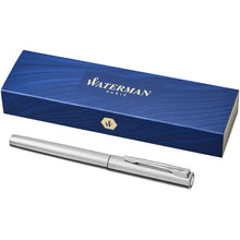 Load image into Gallery viewer, Waterman Graduate fountain pen (blue ink) — Chrome