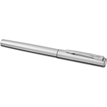 Load image into Gallery viewer, Waterman Graduate fountain pen (blue ink) — Chrome (detail)