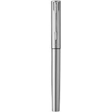 Load image into Gallery viewer, Waterman Graduate fountain pen (blue ink) — Chrome (detail 2)