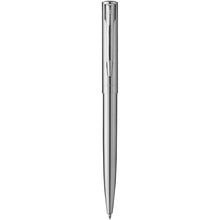Load image into Gallery viewer, Waterman Graduate ballpoint pen (blue ink) — Chrome (front)