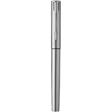 Load image into Gallery viewer, Waterman Graduate rollerball pen (black ink) — Chrome (detail 2)