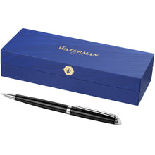 Load image into Gallery viewer, Waterman Hémisphère ballpoint pen (blue ink) — Black / Silver