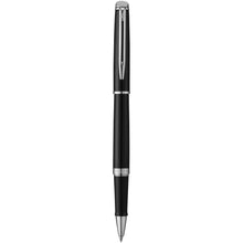 Load image into Gallery viewer, Waterman Hémisphère rollerball pen (black ink) — Black (front)