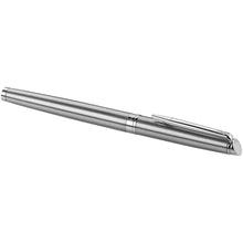 Load image into Gallery viewer, Waterman Hémisphère rollerball pen (black ink) — Silver (detail)