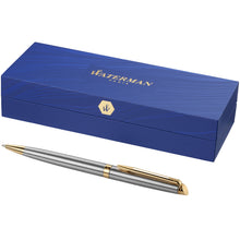 Load image into Gallery viewer, Waterman Hémisphère ballpoint pen (blue ink) — Silver / Gold