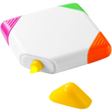 Load image into Gallery viewer, Trafalgar square-shaped 4-colour highlighter — White