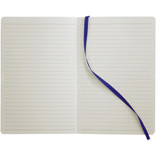 Load image into Gallery viewer, Classic A5 soft cover notebook — Royal blue (detail)