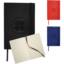 Load image into Gallery viewer, Classic A5 soft cover notebook — Red (detail 2)