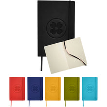 Load image into Gallery viewer, Classic A5 soft cover notebook — Light blue (detail 2)