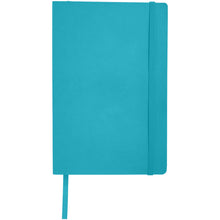 Load image into Gallery viewer, Classic A5 soft cover notebook — Light blue (front)