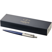 Load image into Gallery viewer, Parker Jotter Bond Street ballpoint pen (blue ink) — Navy / Silver