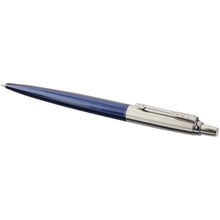 Load image into Gallery viewer, Parker Jotter Bond Street ballpoint pen (blue ink) — Navy / Silver (detail)