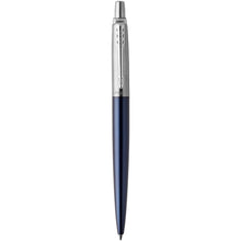 Load image into Gallery viewer, Parker Jotter Bond Street ballpoint pen (blue ink) — Navy / Silver (front)