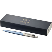 Load image into Gallery viewer, Parker Jotter Bond Street ballpoint pen (blue ink) — Light blue / Silver