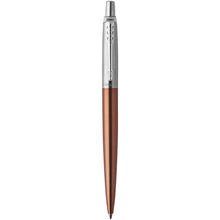 Load image into Gallery viewer, Parker Jotter Bond Street ballpoint pen (blue ink) — Copper / Silver (front)