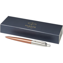 Load image into Gallery viewer, Parker Jotter Bond Street ballpoint pen (blue ink) — Copper / Silver