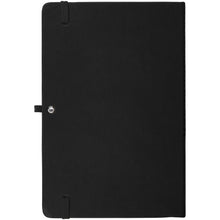 Load image into Gallery viewer, Theta A5 hard cover notebook — Black (back)