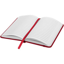 Load image into Gallery viewer, Spectrum A6 hard cover notebook — Red (detail)
