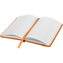 Load image into Gallery viewer, Spectrum A6 hard cover notebook — Orange (detail)