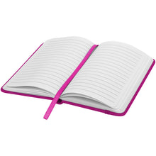 Load image into Gallery viewer, Spectrum A6 hard cover notebook — Pink (detail)