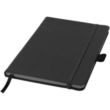 Load image into Gallery viewer, Colour-edge A5 hard cover notebook — Black