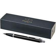Load image into Gallery viewer, Parker IM ballpoint pen (blue ink) — Black / Chrome