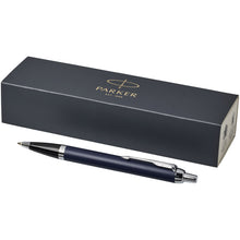Load image into Gallery viewer, Parker IM ballpoint pen (blue ink) — Blue / Silver