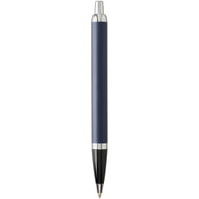 Load image into Gallery viewer, Parker IM ballpoint pen (blue ink) — Blue / Silver (back)