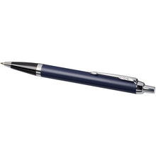Load image into Gallery viewer, Parker IM ballpoint pen (blue ink) — Blue / Silver (detail)