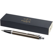 Load image into Gallery viewer, Parker IM ballpoint pen (blue ink) — Espresso brown / Black