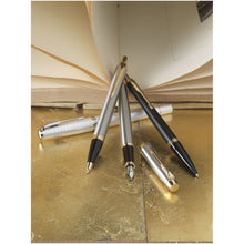 Load image into Gallery viewer, Parker IM fountain pen (blue ink) — lifestyle