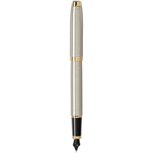 Load image into Gallery viewer, Parker IM fountain pen (blue ink) — Metal (back)